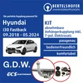 Produktbild: Für HYUNDAI i30 Fastback Typ PDE / PDEN 18-24 AHK abn. +7pol spez. E-Satz TOP