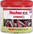 Produktbild: fischer DuoPower 6x30 Universalduebel Runddose 200Stueck Beton Ziegel Stein
