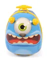 Produktbild: Bayer Chic 2000 - Bouncie Kinder-Trolley mit 3D-Monster-Motiv Kindergepäck, 20 Liter, Blau, 40 cm