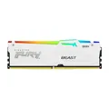 Produktbild: 32GB (2x16GB) Kingston Fury Beast White RGB EXPO DDR5-6000 CL30 RAM Arbeitsspeicherkit