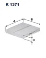 Produktbild: FILTRON K 1371 Filter, Innen Luft für Chrysler, Infiniti, Lancia, Nissan, VW