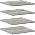 Produktbild: Wandregale 4 Stk. Grau Sonoma 40x40x1,5 cm Holzwerkstoff Vidaxl