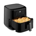 Produktbild: MEDION P10 XL Duo Heißluftfritteuse MD11750 (6,8 Liter XXL, Airfryer, 2.150 Watt, zwei Heizelemente aus Edelstahl, Schüttel Alarm, 9 Automatikprogramme, Touch Bedienfeld, LED Anzeige)