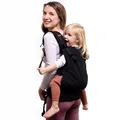Produktbild: Babytrage Kindertrage Baumwolle Kleinkind Hüftfreundlich Schwarz 9-27 kg, 2 Pos