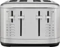 Produktbild: KitchenAid 4-Scheiben Toaster Artisan 5KMT4109, Farbe:Edelstahl / Gebürstetes Metall