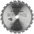 Produktbild: Wolfcraft Kreissägeblatt Ø 165 mm Bohrung Ø 16 mm 24 Zähne