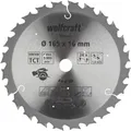 Produktbild: Wolfcraft Kreissägeblatt Ø 165 mm, Bohrung Ø 16 mm Hartmetall Sägeblatt