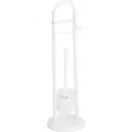 Produktbild: Wenko Wc-Bürstengarnitur Siena, Weiß, Kunststoff, 63 cm, Bürstenkopf austauschbar, Badezimmer, WC Ausstattung, WC Bürstengarnituren