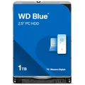 Produktbild: WD Blue 1 TB, 2,5 Zoll (interne HDD, hohe Zuverlässigkeit, SATA 6 Gbit/s-Schnittstelle, 128 MB Cache, WD F.I.T. Lab-zertifizierte Kompatibilität)