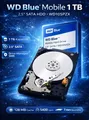 Produktbild: Western Digital WD Blue Mobile WD10SPZX | 1 TB | 2,5 Zoll | SATA III | 5400rpm