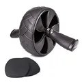 Produktbild: PULLUP & DIP Bauchroller, Ab Wheel mit ergonomischen Griffen und gepolsterten Kniematten, Bauchmuskelrad, Ab Roller für Bauchmuskeltraining & Heimtraining zu Hause