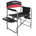 Produktbild: KingCamp Regie Stuhl XL Director Camping Falt Klapp Sessel Armlehne Tisch 180 kg