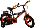 Produktbild: TPFSports Kinderfahrrad Volare Thombike 12 Zoll mit Rücktritt und Handbremse, 1 Gang, (Jungs Fahrrad - Rutschfeste Sicherheitsgriffe), Kinder Fahrrad 12 Zoll mit Stützrädern und Klingeln - Schwarz