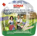 Produktbild: SONAX ScheibenReiniger gebrauchsfertig AlmSommer (3 Liter) mit einzigartigem Bergkräuterduft, für die Scheibenwaschanlage im Sommer | Art-Nr. 03224410