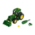 Produktbild: Theo Klein John Deere Traktor Spielzeug mit Frontlader und Gegengewicht, demontierbare Einzelteile für Kinder ab 3 Jahren | 24,5x9,5x12 cm
