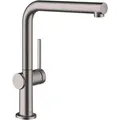 Produktbild: hansgrohe Küchenarmatur Talis M54, brushed black chrome, Hochdruck, 360° schwenkbar