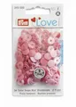 Produktbild: 36 Prym Color Snaps ø 9 mm Rosa Pink Mix Druckknöpfe Mini 393500