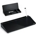 Produktbild: Varhomax Schreibtisch Organizer, Desktop Whiteboard Glas Schwarz Abwischbar