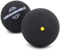 Produktbild: UNSQUASHABLE Squashball schwarz langsam 2er Blister