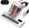 Produktbild: JIGOO J200 Milbensauger für matratzen mit LED-Anzeige, 500W Milbenstaubsauger mit UV-Licht und Staubmilben-Sensor, Ultraschall, Für Allergiker, entfernt 99,9% Allergene von Betten, Sofas, Tierhaare