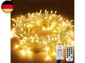 Produktbild: 120Led Lichterkette Strombetrieben mit Stecker Wasserdicht Außen und Innen für B