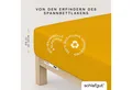 Produktbild: Schlafgut Spannbettlaken PURE Bio-Baumwolle mit Elasthan, dehnbar blickdicht, straff, Bettlaken, Jersey, Gummizug: rundum, (1 Stück), PREMIUM Laken für Matratzen bis 30cm Höhe, in 90x200, 140x200, 180x200