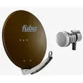 Produktbild: Fuba Sat Anlage 1 Teilnehmer | DAA 780 B Satellitenschüssel 80cm Alu braun (Testergebnis: ausgezeichnet)* + Fuba DEK 117 Single LNB 1 Teilnehmer