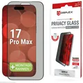 Produktbild: Displex Displayschutzfolie Privacy Glass, 10H, für Apple iPhone 17 Pro Max, aus Hartglas