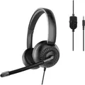 Produktbild: SPEEDLINK METIS Stereo Headset, 3,5mm Klinke mit Y-Adapter schwarz