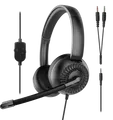 Produktbild: SPEEDLINK Office Headset METIS Y-Adapter Stereo schwarz retail (SL-870006-BK)
