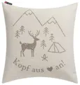 Produktbild: DAVID FUSSENEGGER Kissenhülle Silvretta 'Kopf aus' 50 x 50 cm