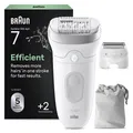 Produktbild: Braun Silk-épil 7 SE7-041 Wet & Dry Epilierer Rasieraufsatz Trimmerkamm kabellos