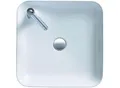 Produktbild: Duravit Cape Cod Aufsatz-Waschtisch 2340463200 46 x 46 cm, mit Hahnloch, ohne Überlauf, Armatureninsel, Weiß Seidenmatt