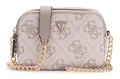 Produktbild: GUESS Umhängetasche Noelle II Crossbody Camera Bag Dark Taupe Logo hellgrau