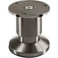 Produktbild: 4er Pack - Möbelfuß alpha Edelstahloptik Höhe 50 mm