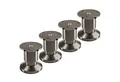Produktbild: SO-TECH® Möbelfuß ALPHA, belastbar bis 250 kg, höhenverstellbar bis 15 mm, (4-St), Höhe 50 mm, Aluminium, Edelstahloptik
