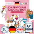 Produktbild: 100 Tattoos für Kinder - Hautfreundliche Kindertattoos Bibi & Tina - kindgere...