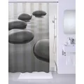 Produktbild: Sanilo Duschvorhang, Polyester, Black Stones - grau