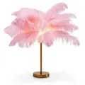Produktbild: KARE DESIGN Tischleuchte Feather Palm Alu, Eisen, Stahl & Metall Rosa