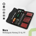 Produktbild: Wera Werkzeugsatz Wartung 35-tlg. W1 Werkzeugset in Schwarz