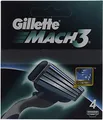 Produktbild: Gillette Mach3 Men’s Razor Blade Refills 4er Rasierklingen