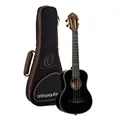 Produktbild: ORTEGA Onyx Serie RUOX-TE Tenor Ukulele 4 String - Spruce / Mahogany Black + Bag