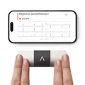 Produktbild: AliveCor KardiaMobile 6L - Smartphone-kompatibler 6-Messungen-EKG-Monitor - erkennt Vorhofflimmern in nur 30 Sekunden - egal wann und wo