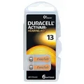 Produktbild: Typ 13 PR48 Duracell Hörgerätebatterien 1,45 V - Orange - 6 Stück