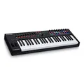 Produktbild: M-AUDIO Oxygen Pro 49 – 49-Tasten USB MIDI Keyboard Controller mit Beat Pads, MIDI-zuweisbaren Drehreglern, Tasten und Fadern und Native Instruments Soundpaket (NKS Integration)