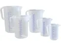 Produktbild: HÜNERSDORFF 935000 Messkanne  500 ml Polypropylen transparent D90xH135 mm Griff