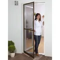 Produktbild: Culex Fliegengitter Alu Master Slim Plus braun, für Türen, mit Rahmen, 100x210cm