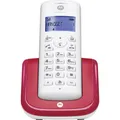 Produktbild: Schnurloses Telefon analog Motorola T201 Freisprechen Cherry Rot + B-Ware +