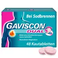 Produktbild: GAVISCON Dual Kautabletten, Zweifachwirkung gegen Sodbrennen, 48St, PZN 11528394