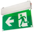 Produktbild: McShine - LED Fluchtwegleuchte I FL-460 I IP20 I Exit Schild 230V I Notlicht, Notbeleuchtung mit Akku Notausgangsschild beleuchtet LED zur Deckenmontage mit Kette